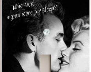 Marilyn Monroe And James Dean Kissing James dean and marilyn monroe