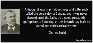 More Charles Buck Quotes