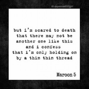 Instagram photo by depressed222girl - #Maroon5 #anxiety #depression # ...
