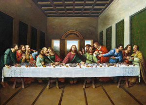 The Last Supper with Jesus Christ, Our Lord and Savior