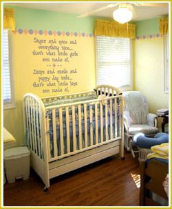 Gender neutral baby room idea!