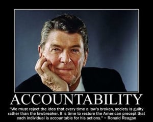 Reagan, personal responsibility, conservative, liberals, democrats ...