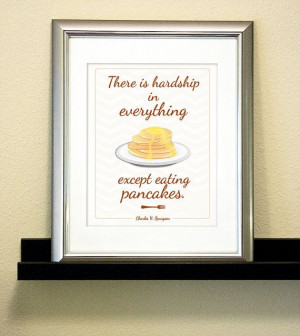 Pancakes - Quote Art Printable - Charles Spurgeon