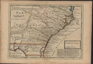 South Carolina Colony Map