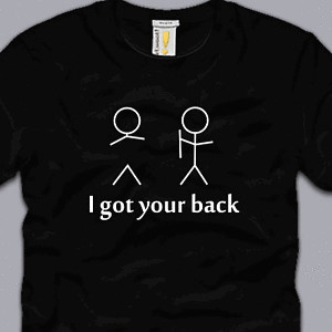 GOT-YOUR-BACK-SHIRT-2XL-FUNNY-awesome-sayings-nerd-geek-best-friends ...