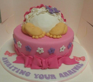Cute Baby Shower Cakes Sayings For A Girl