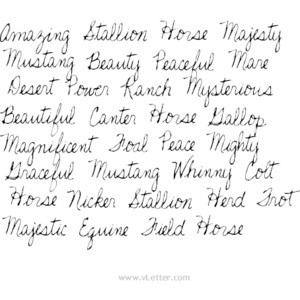 vLetter - Real Cursive Handwriting Fonts
