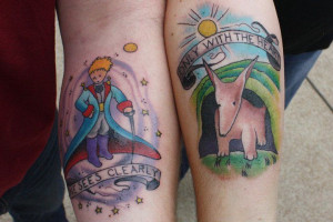 The Little Prince couple's tattoo.