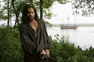 Captain John Smith portrayed by Colin Farrell in the 2005 Movie 