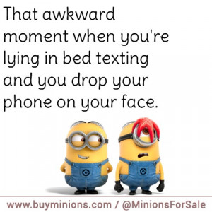 minions quote drop phone