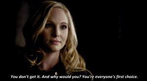 caroline forbes, candice accola, girl, quote, forbes, tvd, the vanpire ...