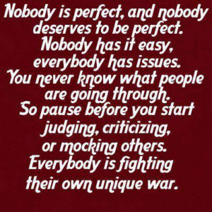 Do Not Judge And Criticize Others Quote