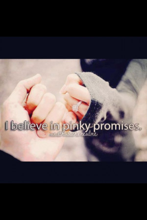 Pinky promise xo