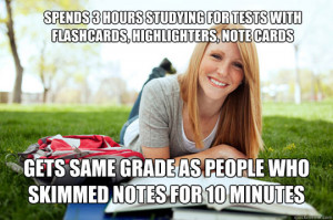Funny photos funny dumb studying college girl