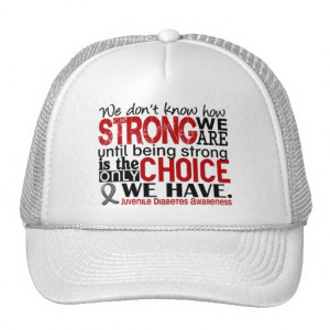 Juvenile Diabetes How Strong We Are Hats
