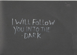 black, cool, dark, death cab for cutie, hipster, indie, music, quote ...