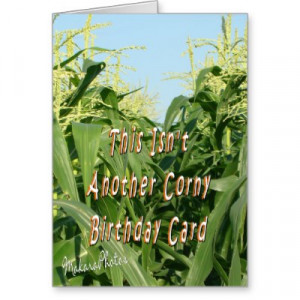 Corny Birthday Cards