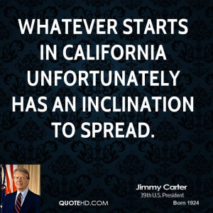 ... starts in California unfortunately has an inclination to spread