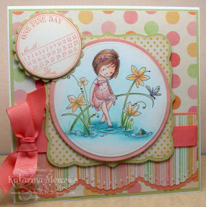 The image was colored with colored pencils. I used an extra fine ...