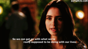 Movie film lily collins movie quotes love quotes gif