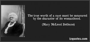 ... . (Mary McLeod Bethune) #quotes #quote #quotations #MaryMcLeodBethune