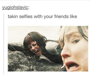 Hanging out with friends