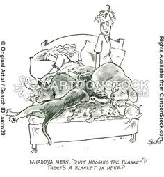 dogs on a bed cartoons | hogging cartoons, hogging cartoon, hogging ...