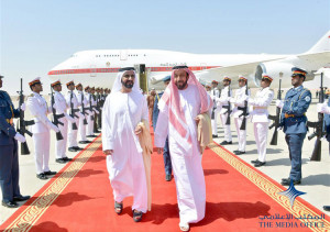 Mohammed bin Rashid receives Sheikh Khalifa