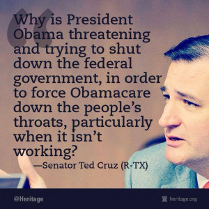 ... -quote-obama-threatening-to-shut-down-gov-over-funding-of-obamacare