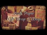 Christmas presents really stand out - use Kraft Christmas Wrapping ...