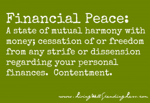 In Search of Financial Peace: 5 Things I’ve Learned So Far