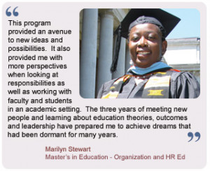 teamed up to offer degrees in Adult Education and Higher Education ...