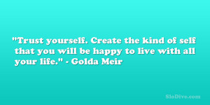 Golda Meir Quote