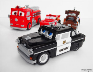 Sheriff Police Car From Pixar Quot Cars Lego Creation Henning