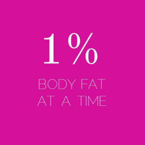 body fat at a time