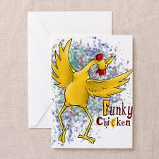Funky Chicken Greeting Cards for