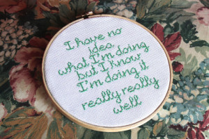 Parks and Recreation - Andy Dwyer Quote Cross Stitch
