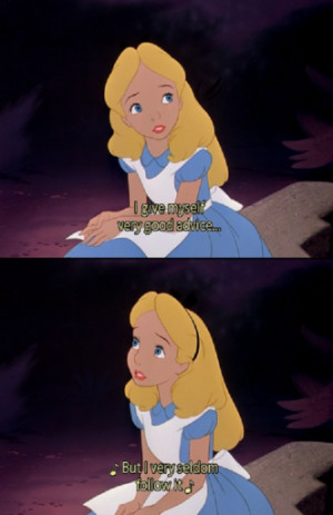 Alice in Wonderland quote
