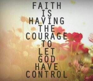 Let God have control