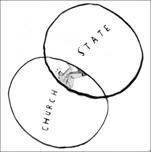 moving away from flouting the secular provisions in the constitution ...