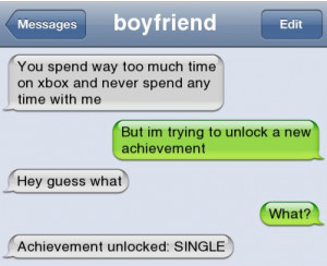 Funny text – You spend way to much time on xbox