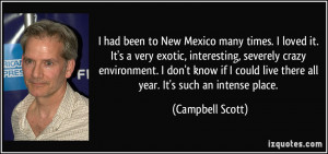 More Campbell Scott Quotes