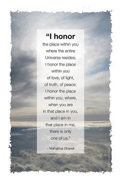 clouds - inspirational quote - honor - yoga wall art - original ...