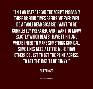 lab rats quotes source http quotes lifehack org quote billy unger on ...