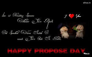 ... propose day greetings quotes #4, Happy Propose Day Greetings Card