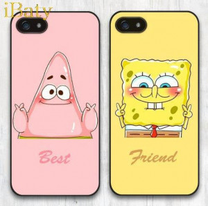 2015 Cute Best Friend SpongeBob And Patrick Cartoon Cell Phone ...