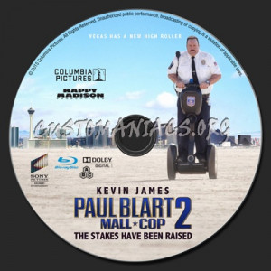 Paul Blart Mall Cop 2 Blu Ray Label DVD Covers & Labels By