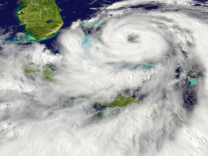 NOAA flew drones into into Hurricane Edouard. Shutterstock