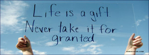 quotes timeline cover life is a gift cover