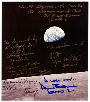 Another 8*10 Earthrise with some wonderful quotes from the astronauts